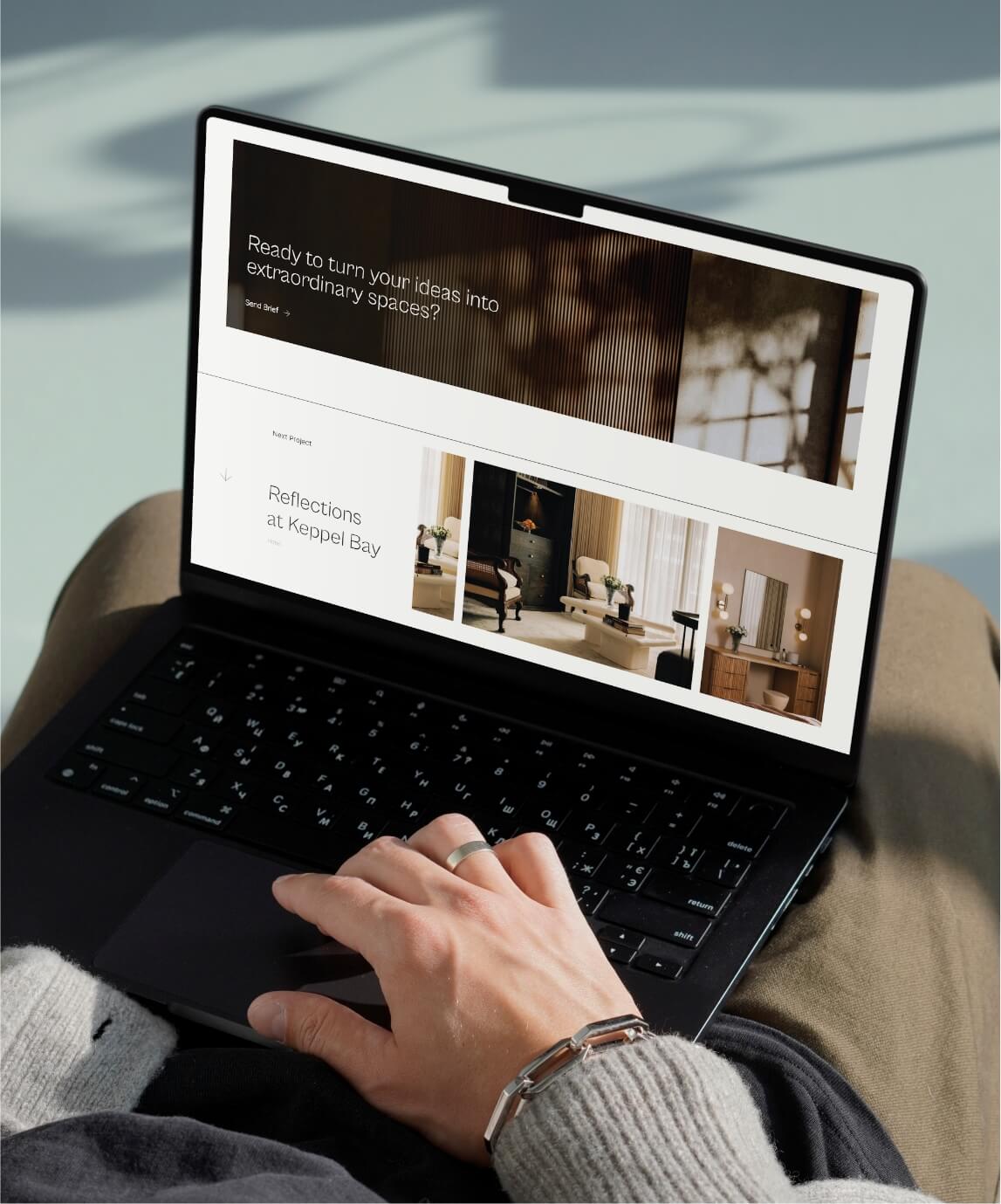 Brand design subscription deliverable — Landing Page Design